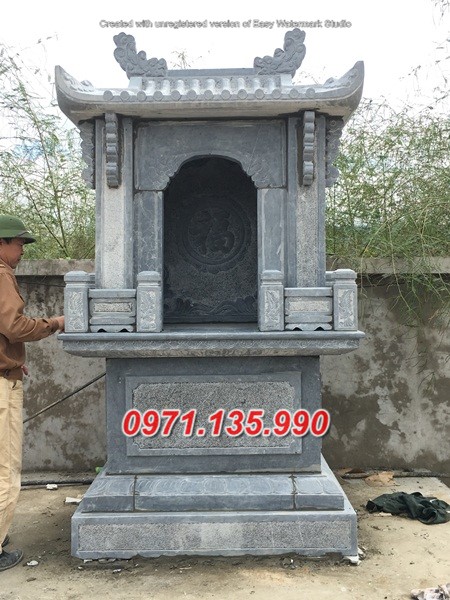 Mẫu miếu thờ thần linh bằng đá đẹp bán tại Sóc Trăng - Bàn thờ thiên