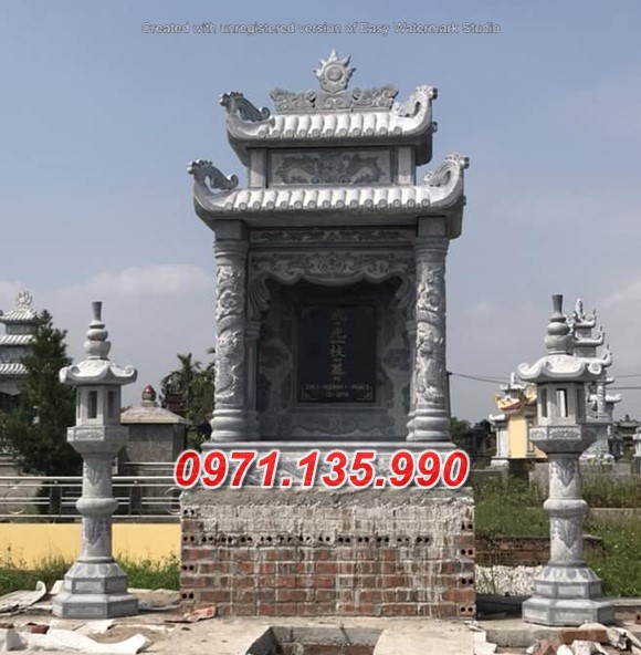 Mẫu miếu thờ thần linh bằng đá đẹp bán tại An Giang - bàn thờ thiên
