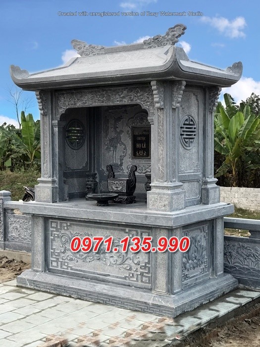 Mẫu miếu thờ thần linh bằng đá đẹp bán tại An Giang - bàn thờ thiên