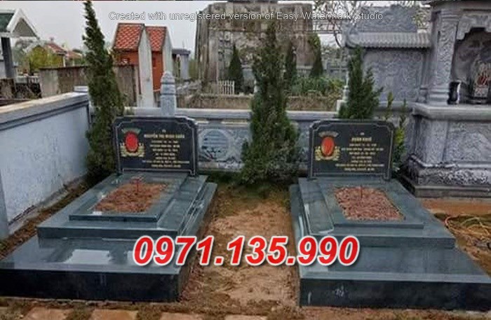 Mẫu mộ đá đơn giản để tro cốt đẹp bán tại kon tum - lăng mộ bằng đá