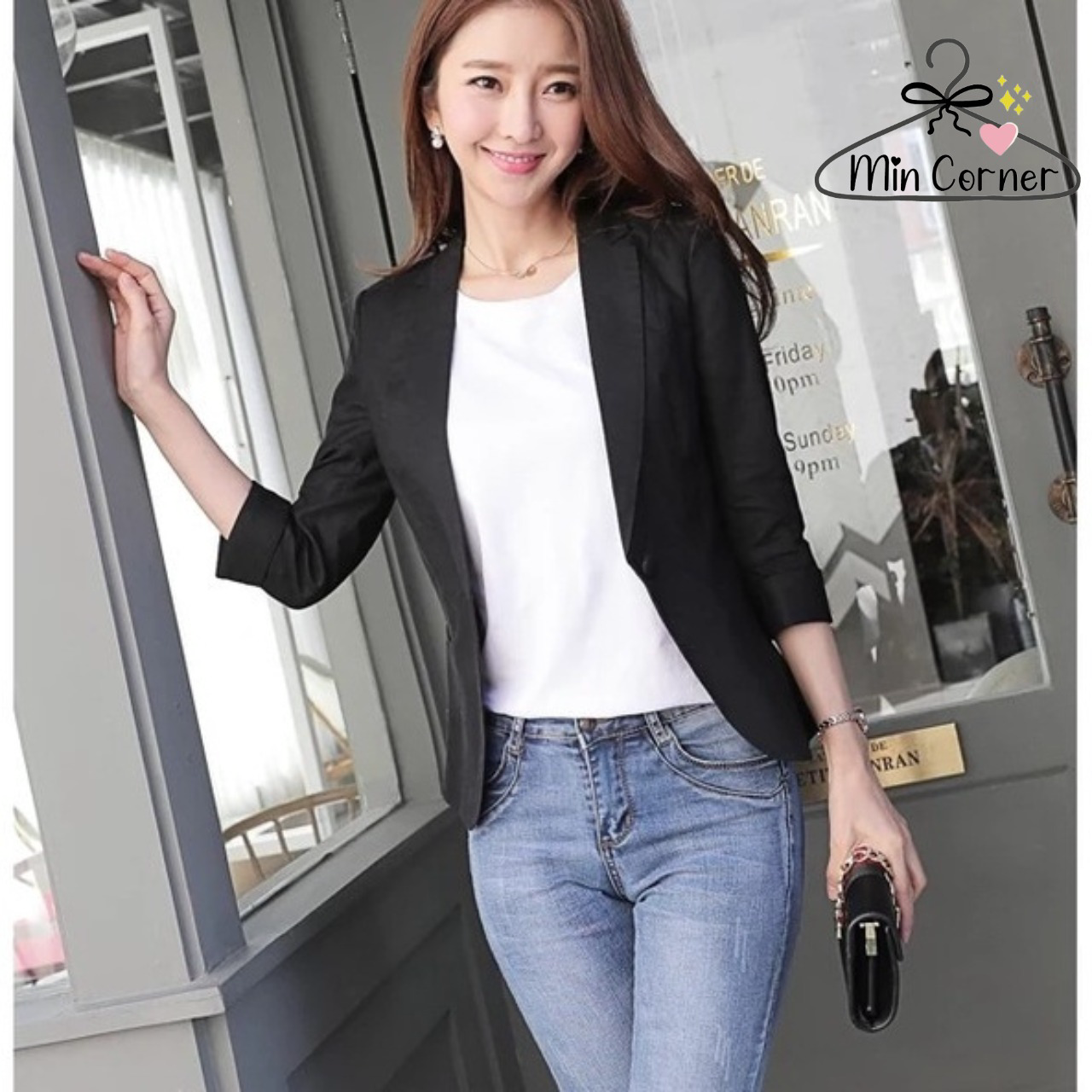 Áo Khoác Vest Tay Lửng Công Sở Thanh Lịch-215k