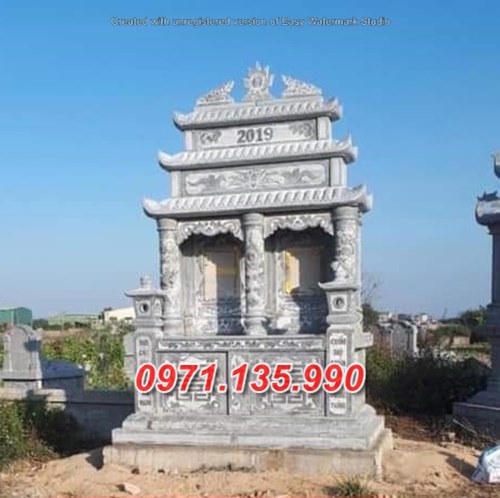 Mẫu mộ đá đôi để tro cốt đẹp bán tại bình định - mộ đá đôi bắc kạn