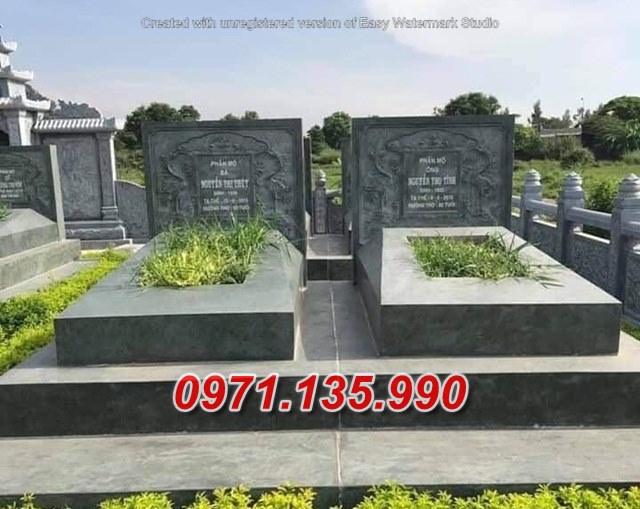 Mẫu mộ đá đôi ông bà bố mẹ đẹp bán bình định sài gòn vũng tàu tp hcm