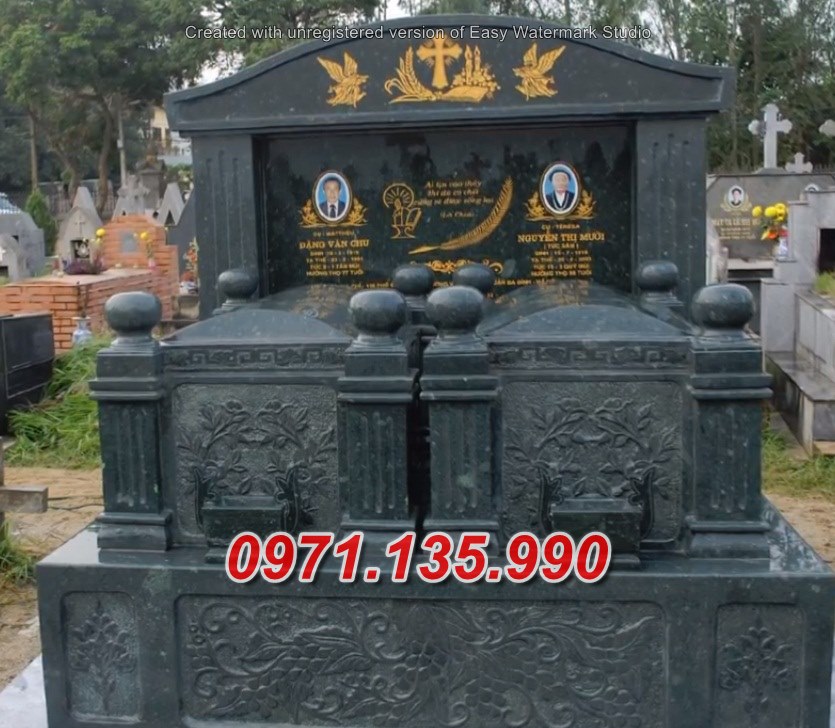 Mẫu mộ đá đôi song thân đẹp bán tại nam định thái nguyên tuyên quang