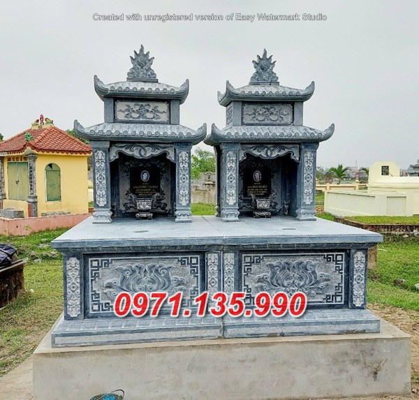 Mẫu mộ đá đôi ông bà bố mẹ đẹp bán hà nam hếu đà nẵng quảng nam