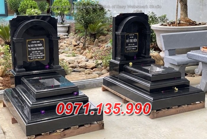 Mẫu mộ đá đôi ông bà bố mẹ đẹp bán tại quảng bình vĩnh long vũng tàu