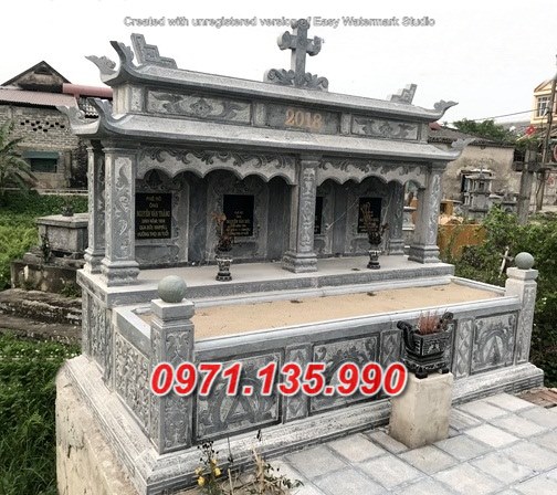 Mẫu mộ đá đôi ông bà bố mẹ đẹp bán tại quảng bình vĩnh long vũng tàu