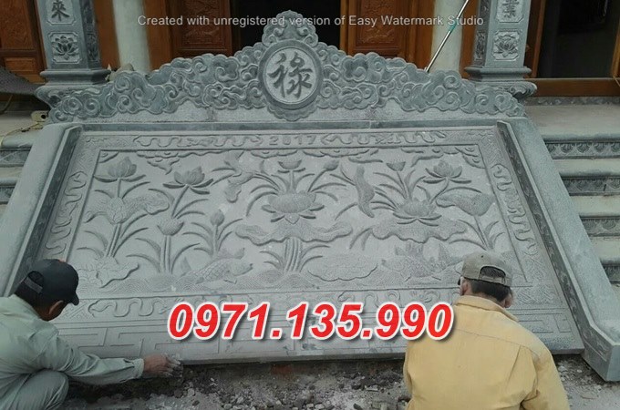 Mẫu rồng đá chiếu rồng nhà thờ từ đường đẹp bán tại cà mau cần thơ