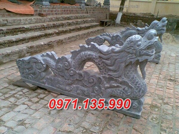 Mẫu rồng đá chiếu rồng nhà thờ từ đường đẹp bán tại sài gòn bình dương