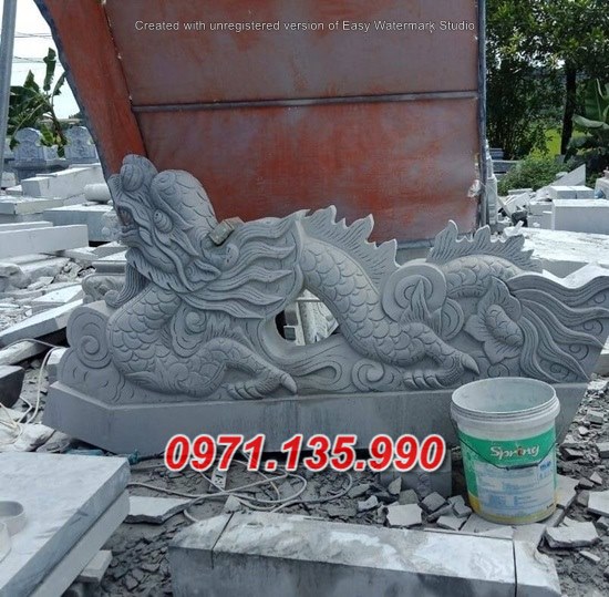 Mẫu rồng đá chiếu rồng nhà thờ từ đường đẹp bán tại trà vinh vĩnh long