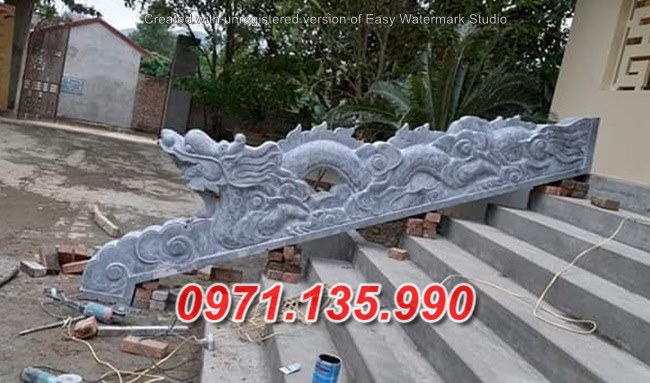 Mẫu rồng đá chiếu rồng nhà thờ từ đường đẹp bán tại trà vinh vĩnh long