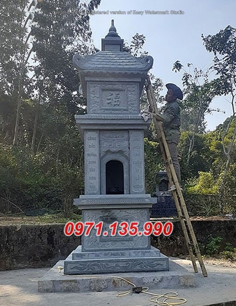 Mẫu mộ tháp đá để tro cốt đẹp bán tại quảng nam đà nẵng - tháp sư thầy