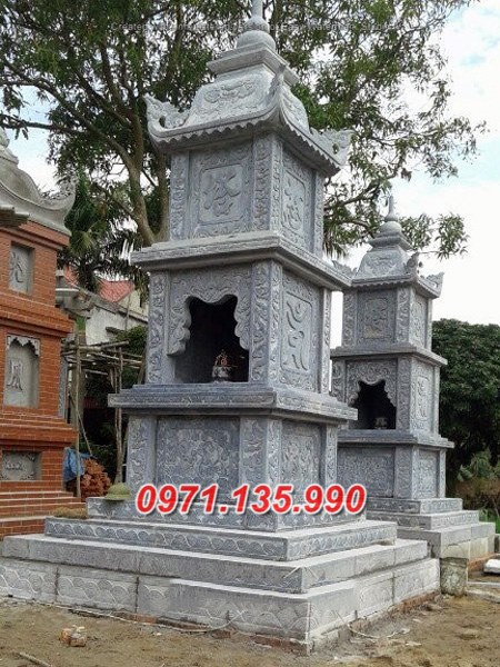 Mẫu tháp mộ đá để tro cốt đẹp bán tại sài gòn tp hcm