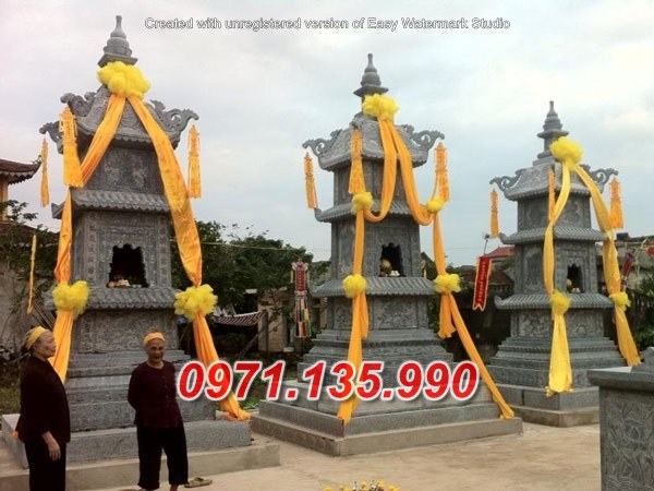 Mẫu tháp mộ đá để tro cốt đẹp bán tại sài gòn tp hcm