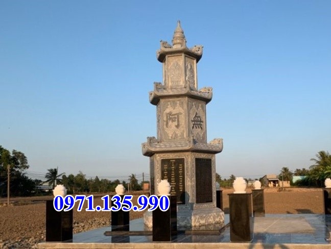 Mẫu mộ tháp phật giáo để tro cốt bằng đá đẹp bán tại Vũng tàu
