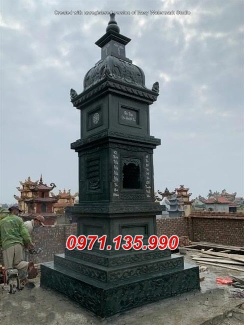 Mẫu mộ tháp phật giáo để tro cốt bằng đá đẹp bán tại Vũng tàu
