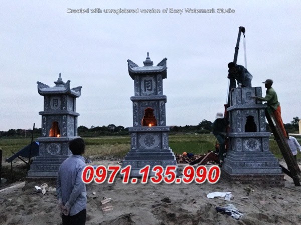 Mẫu tháp mộ đá để tro cốt đẹp bán tại kiên giang long an - tháp phật