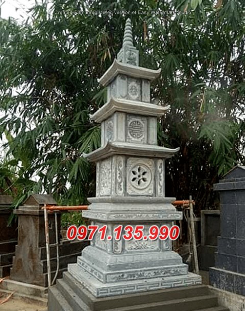 Mẫu tháp mộ đá để tro cốt đẹp bán tại kiên giang long an - tháp phật