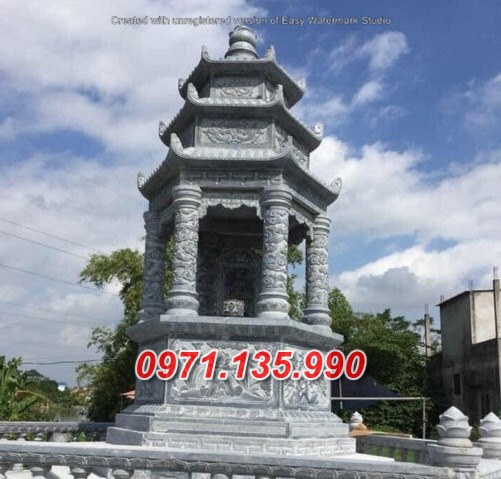 Mẫu tháp mộ đá để tro cốt đẹp bán tại trà vinh vĩnh long