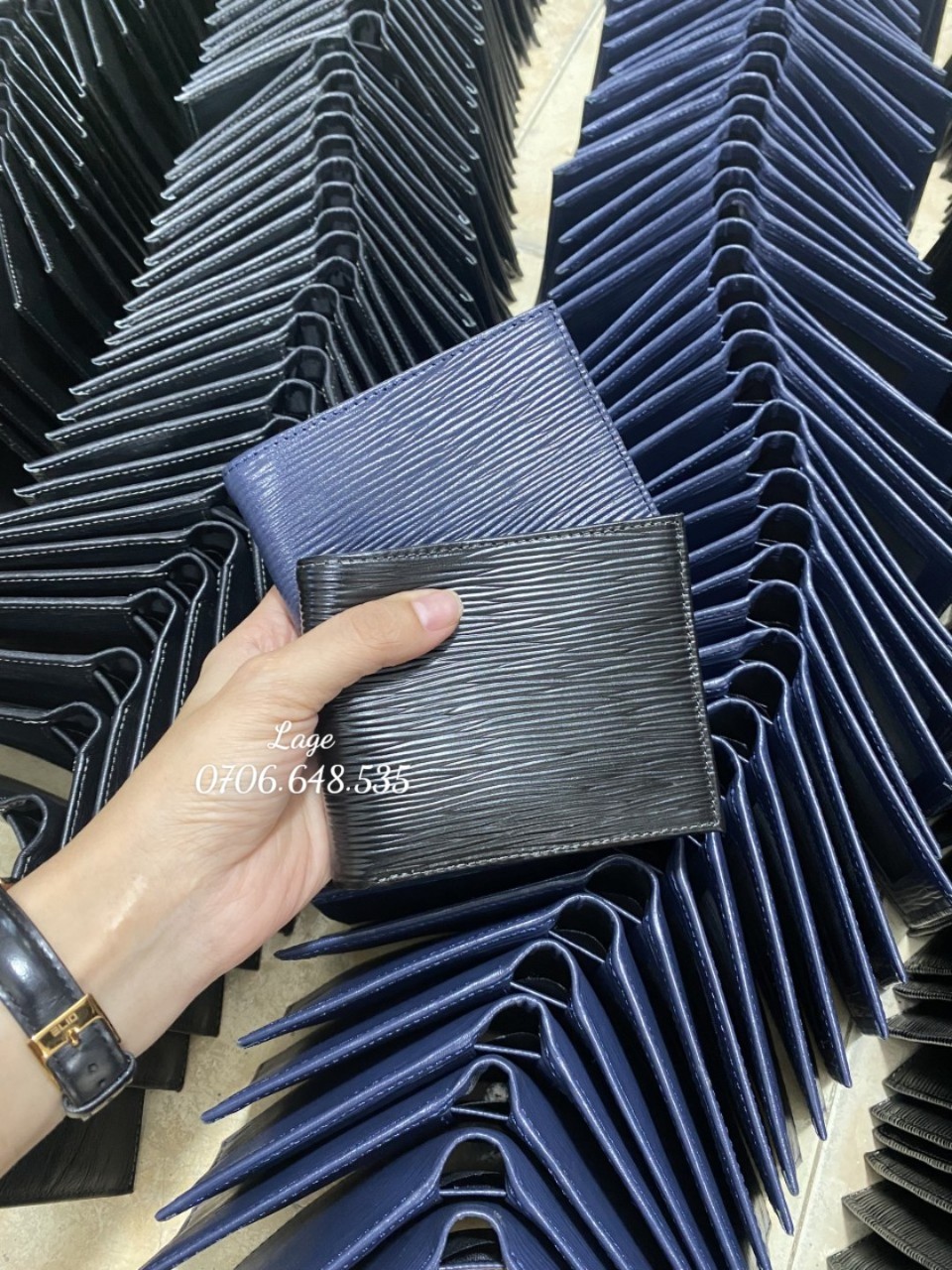 Lên hàng ví mini da Epi. Hàng da bò thật 100%