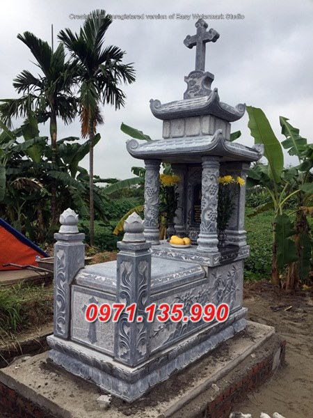 Mẫu mộ đá công giáo để tro cốt đẹp bán tại tiền giang sóc trăng
