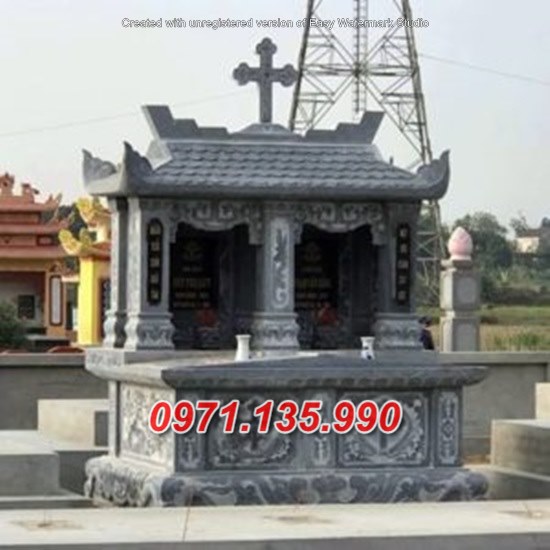 Mẫu mộ đá công giáo để tro cốt đẹp bán tại tiền giang sóc trăng