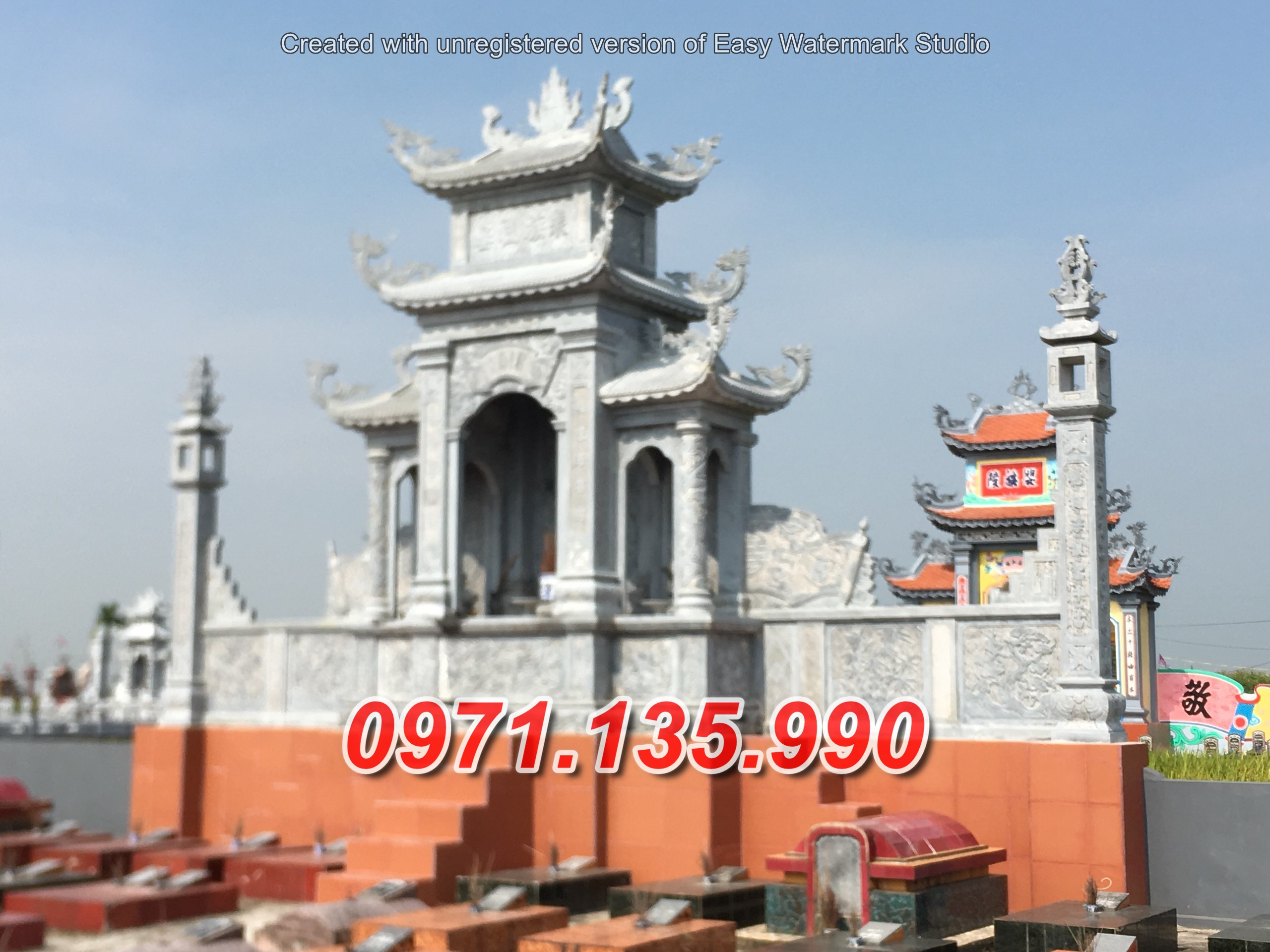Mẫu lăng mộ đá công giáo đẹp bán tại đồng nai tây ninh - mộ đạo