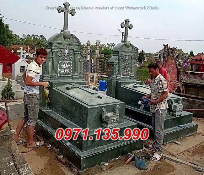 Mẫu lăng mộ đá công giáo đẹp bán tại bình dương bình phước - mộ đạo