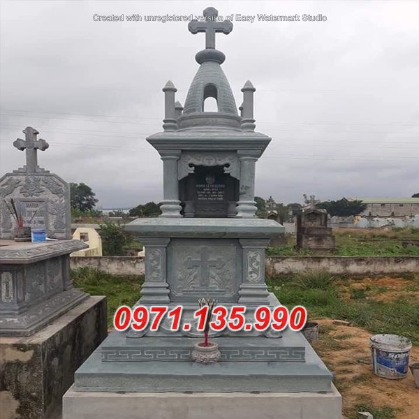 Mẫu lăng mộ đá công giáo đẹp bán tại TP HCM Sài Gòn - mộ đạo