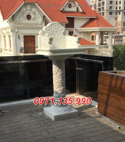 Mẫu cây hương đá thờ thần linh đẹp bán tại bắc giang bắc ninh
