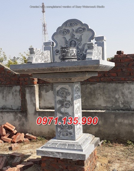Mẫu cây hương đá thờ ngoài trời đẹp bán tại vĩnh phúc hoà bình