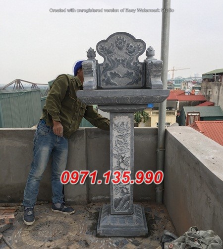 Mẫu cây hương đá thờ ngoài trời đẹp bán tại vĩnh phúc hoà bình