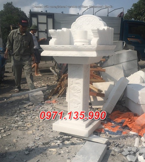 Mẫu cây hương đá thờ ngoài trời đẹp bán tại vĩnh phúc hoà bình