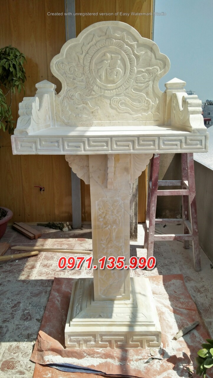 Mẫu cây hương đá thờ ngoài trời đẹp bán tại vĩnh phúc hoà bình