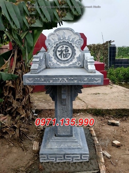Mẫu cây hương đá thờ ngoài trời đẹp bán tại vĩnh phúc hoà bình