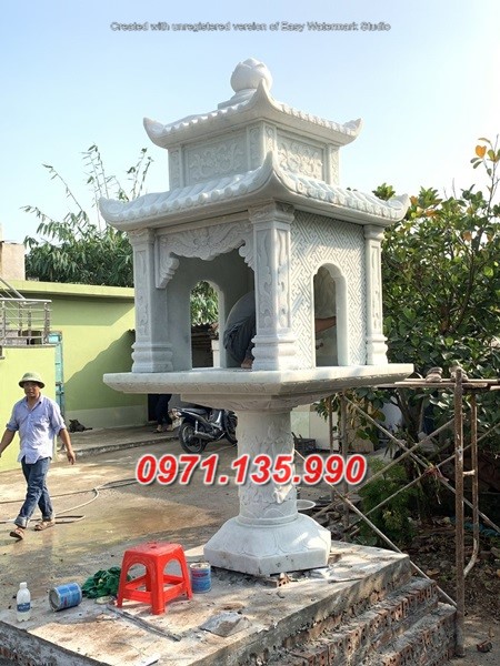 Mẫu cây hương đá thờ thần linh thần tài đẹp bán tại hà giang yên bái