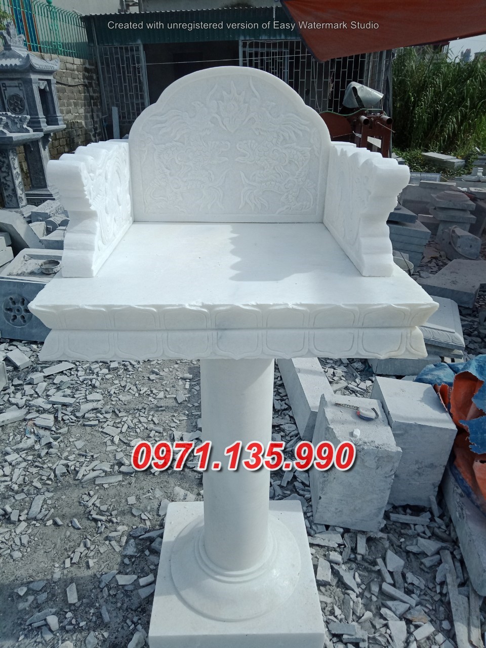 Mẫu cây hương đá thờ ngoài trời đẹp bán tại lào cai tuyên quang