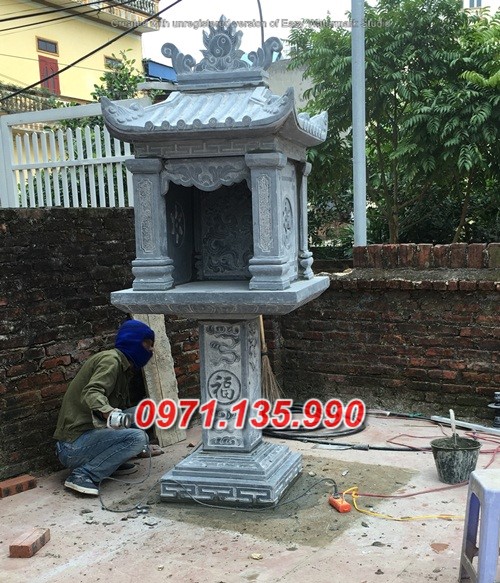 Mẫu cây hương đá thờ ngoài trời đẹp bán tại quảng trị quảng bình