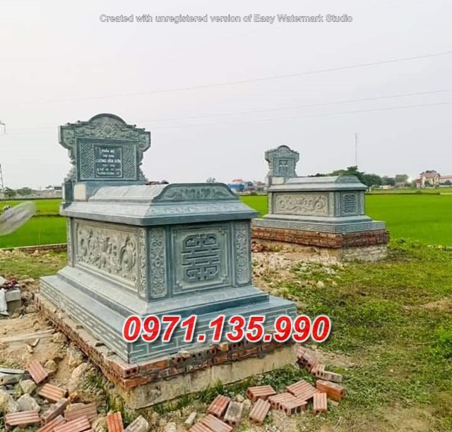 Mẫu mộ đá đẹp bán tại hà nội quảng trị - mộ có mái mộ không mái