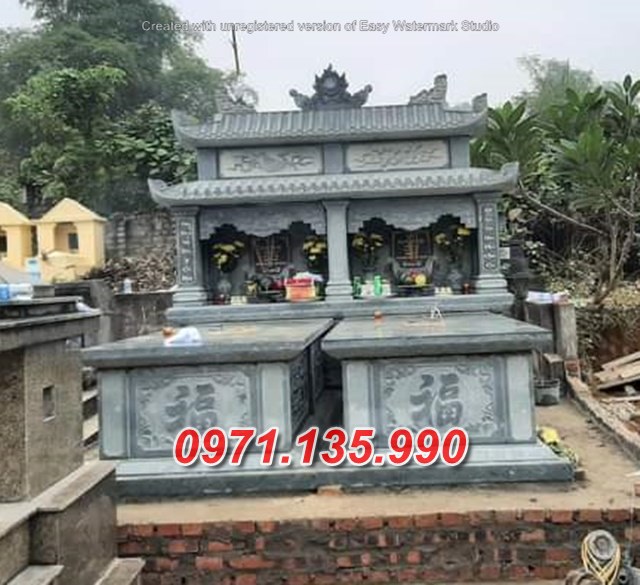 Mẫu mộ đá đẹp bán tại hà nội quảng trị - mộ có mái mộ không mái