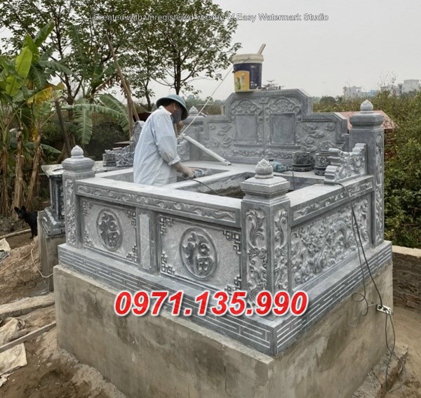 Mẫu mộ đá đẹp bán tại thái bình - mộ đá úp quây chụp bán bình thuận