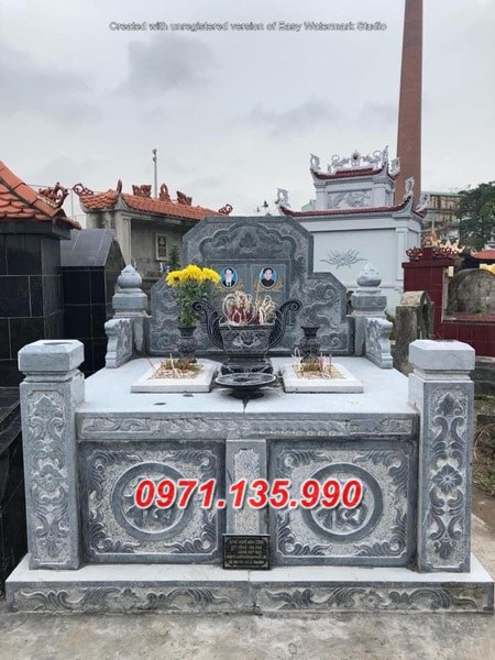 Mẫu mộ đá úp chụp quây để tro cốt đẹp bán tại thái nguyên sài gòn