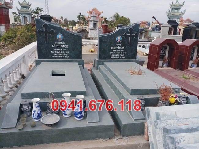 Mẫu mộ đá đôi đẹp để tro cốt bán tại sơn la điện biên hà giang
