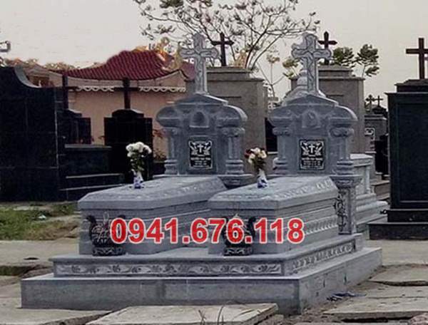 Mẫu mộ đá đôi đẹp để tro cốt bán tại sơn la điện biên hà giang