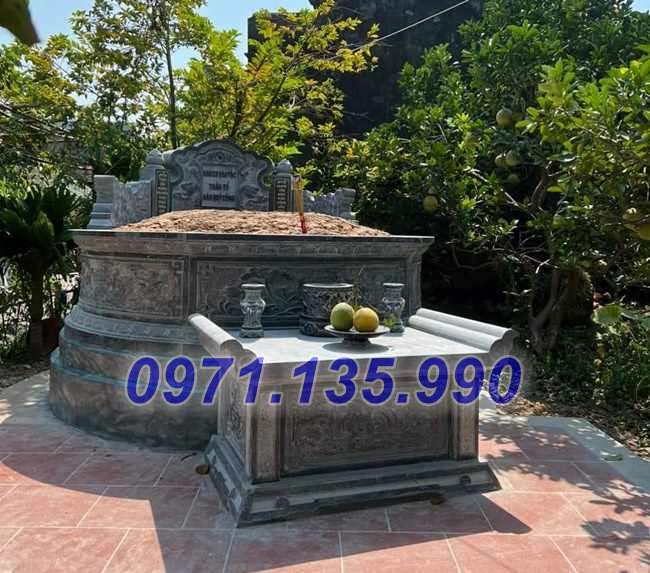 Mẫu mộ đá tròn lục lăng đẹp bán tại quảng bình quảng trị Huế
