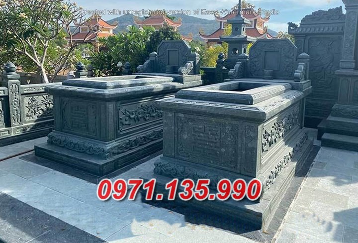 Mẫu mộ đá tam cấp đẹp bán tại bắc giang bắc ninh lạng sơn - tro cốt