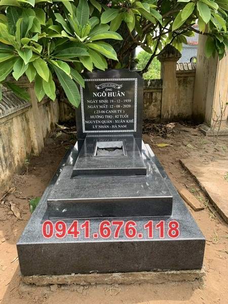Mẫu mộ tam cấp bằng đá đẹp bán tại thanh hoá nghệ an hà tĩnh - tro cốt
