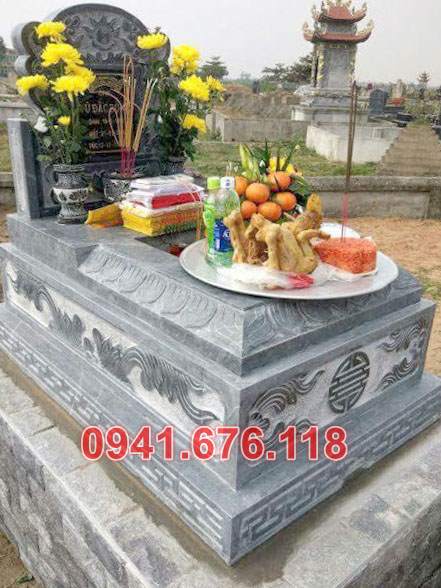 Mẫu mộ đá tam cấp đẹp bán tại bình định phú yên khánh hoà - tro cốt