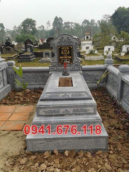 Mẫu mộ đá tam cấp đẹp bán tại ninh thuận bình thuận kon tum - tro cốt