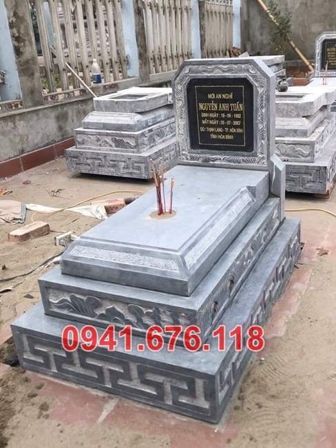 Mẫu mộ đá tam cấp đẹp bán tại tây ninh an giang bạc liêu